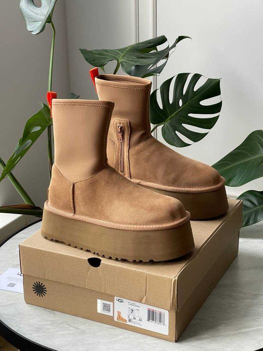 Уггі UGG Classic Dipper Boot Chestnut АКЦІЙНА ЦІНА premium угги