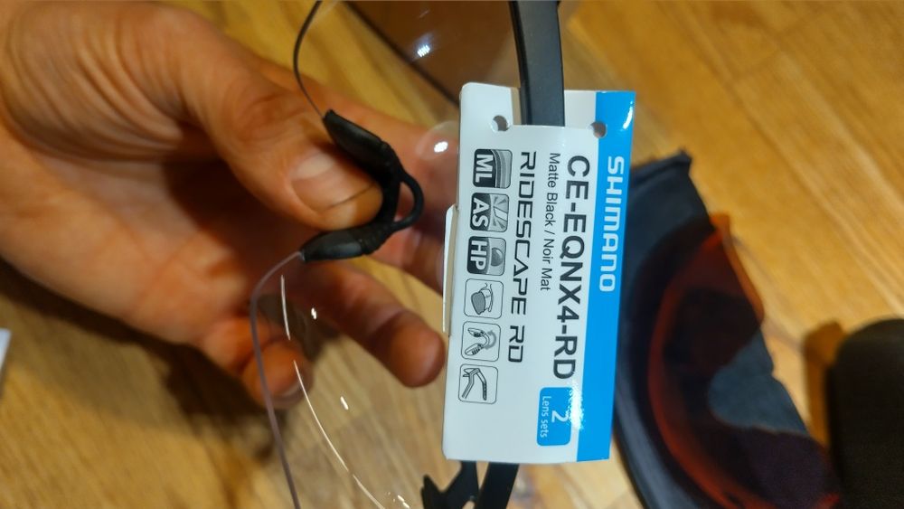 Okulary Shimano CE-EQNX4-RD Czarny Mat Road