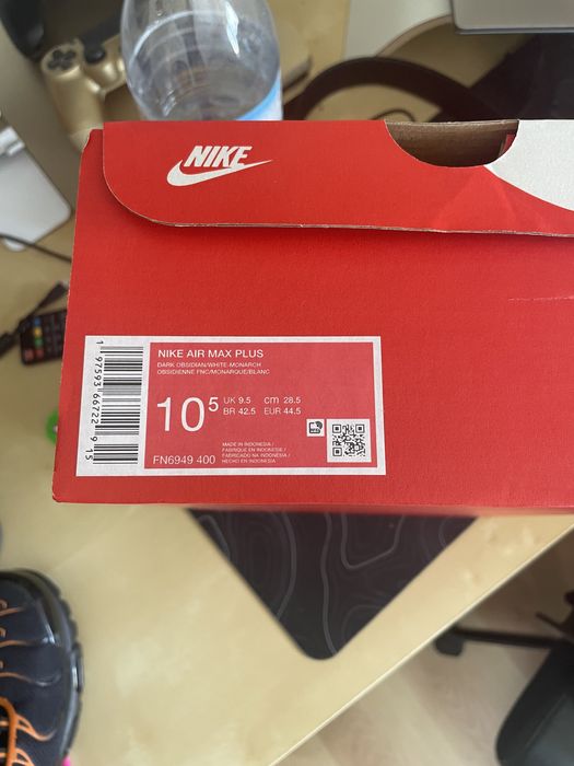 air max plus tn preto e laranja