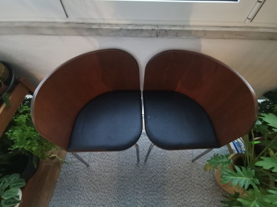 2 Cadeiras com encosto