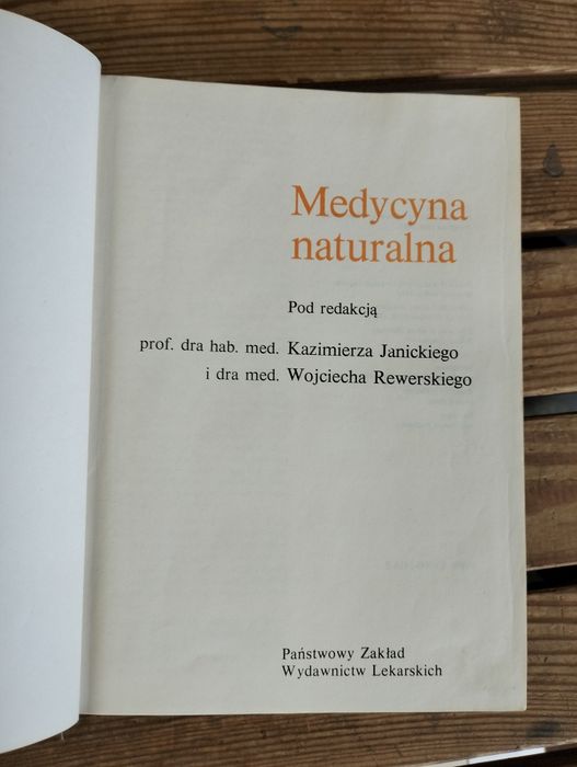 Książka Medycyna Naturalna
