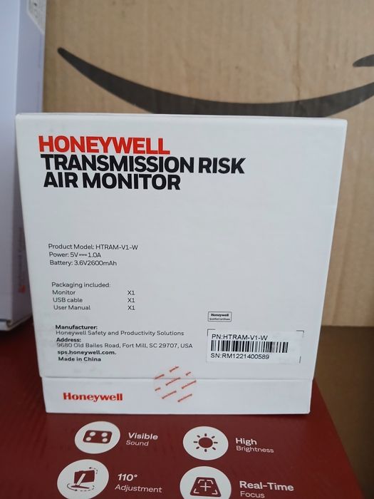 Монітор якості повітря Honeywell HTRAM-V1-W