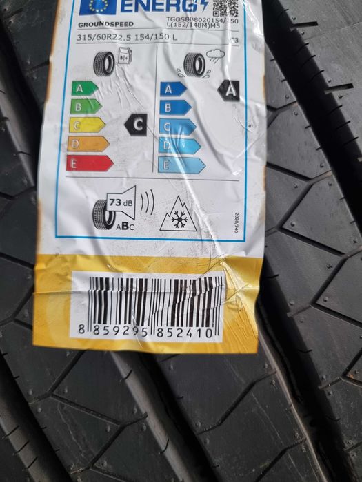 NOWE opony 315/60R22.5 GROUNDSPEED GSF02 - cena BRUTTO