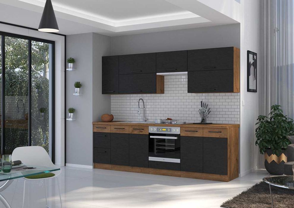 Zestaw mebli kuchennych VIVA POŁYSK MDF kuchnia modułowa