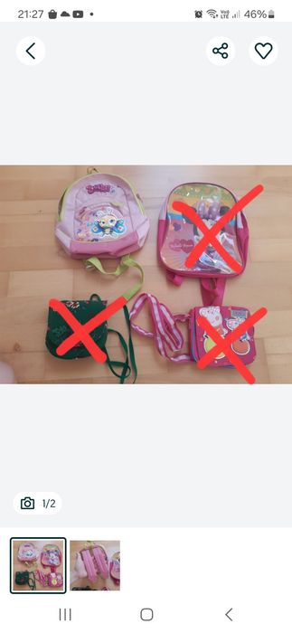 Plecaczek mały przedszkolny,