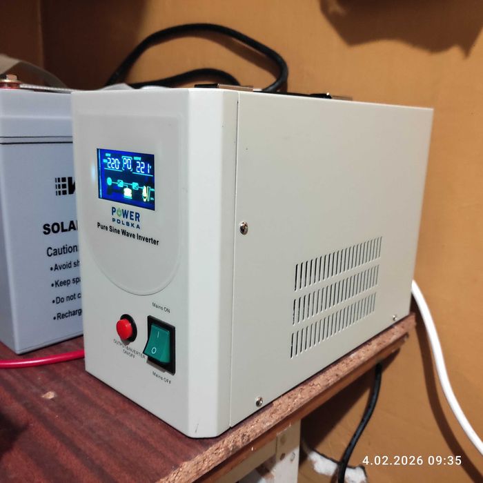 12v - 220v 1000va/800w ДБЖ/Стабілізатор Power polska