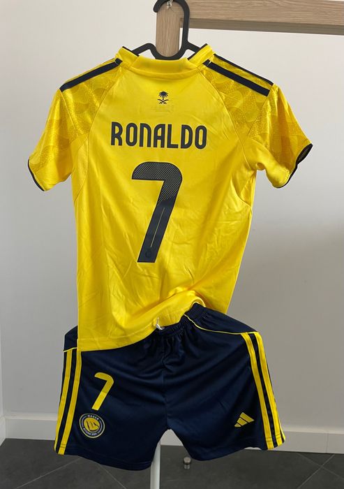 Equipamento Ronaldo Al Nassr criança
