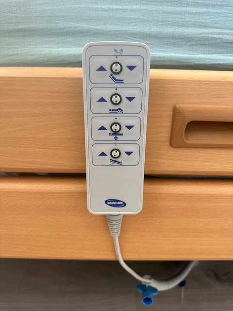Cama Articulada Elétrica com Colchão, Grades de Proteção e Trapézio – Medley Ergo Tilt – Excelente Estado – Com Entrega e Montagem –