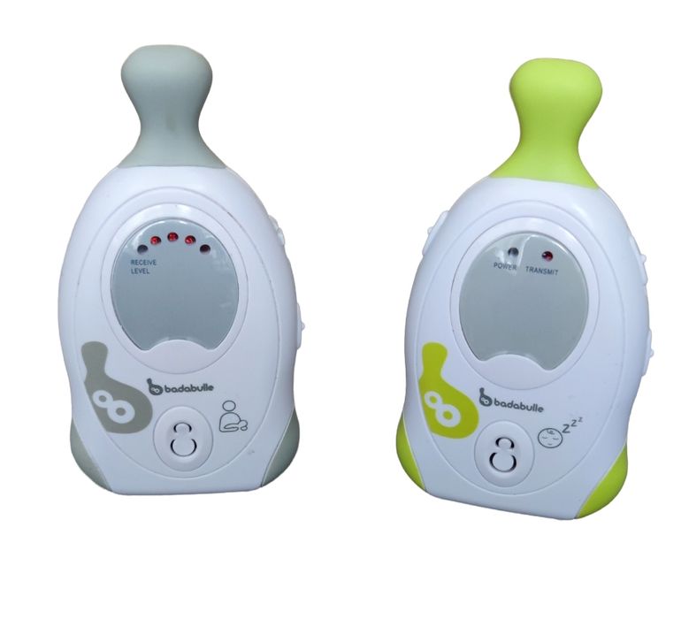 Badabulle – niania elektroniczna + lampka 300 m, kolor biały