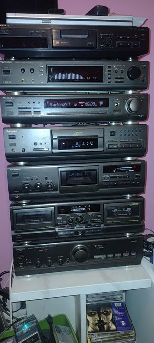 Technics zestaw wieża lata 90