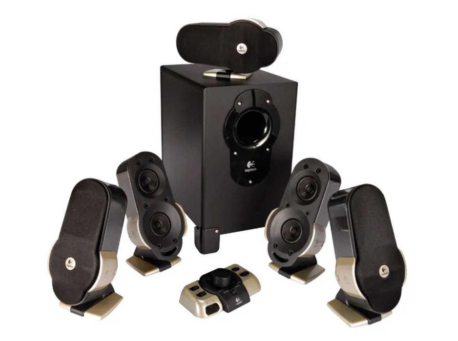 Colunas Logitech G51 5.1 surround