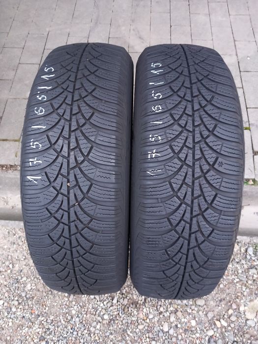 2x Opony Używane Zimowe 175/65R15 Goodyear