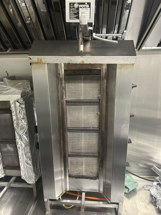 Opiekacz do kebaba 4 palnikowy