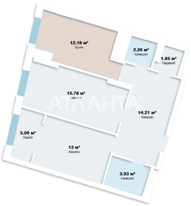 Продаж 2- кім квартири в ЖК Щасливий по вул. Біговій.