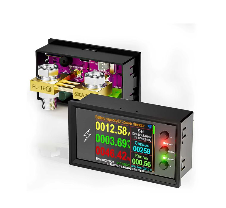 Кулометр ATORCH DT20W 300A WiFi Тестер ЄМНОСТІ Ватметр