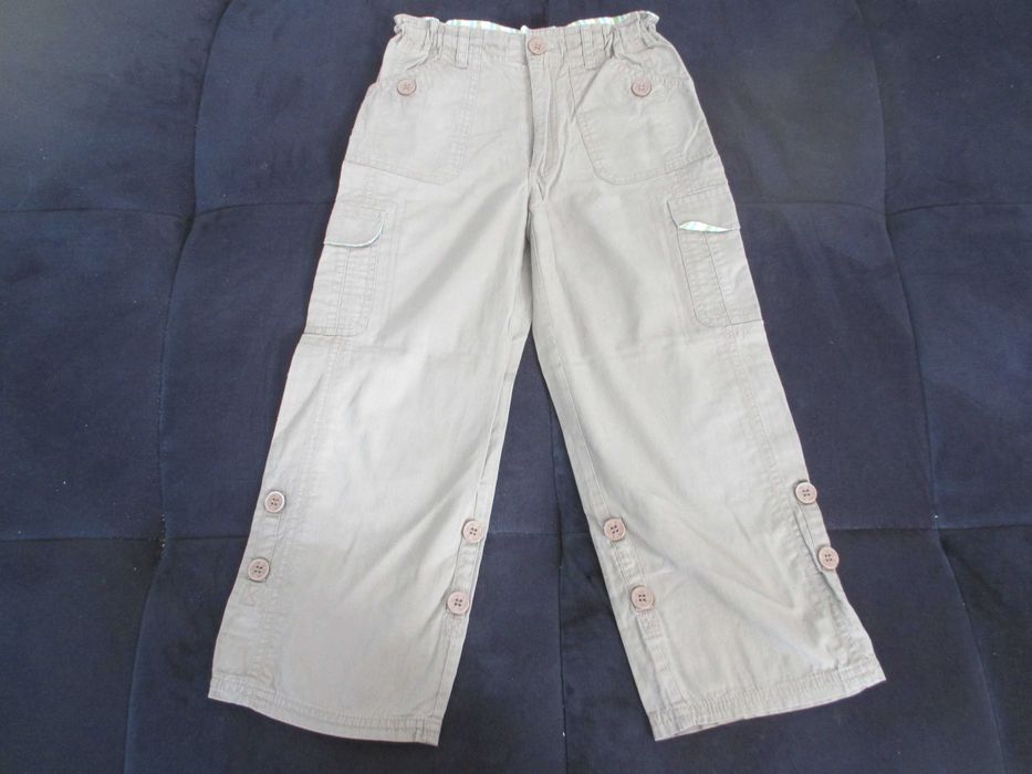 Spodnie materiałowe "5.10.15", rozmiar 116 - regulacja w pasie