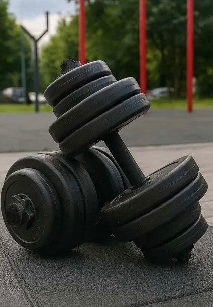 Розбірні гантелі 2х15 кг для тренувань вдома