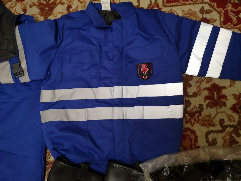 Odzież robocza zimowa elektrostatyczna typu szwedzkiego + kalosze