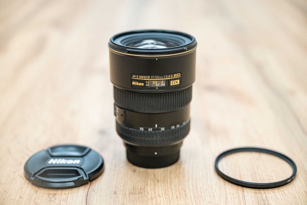 Obiektyw NIKKOR 17-55mm 1:2.8G ED w super stanie