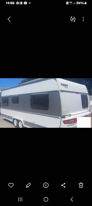 Caravana Fendt Diamant 6mts francesa com toda a documentação para lega