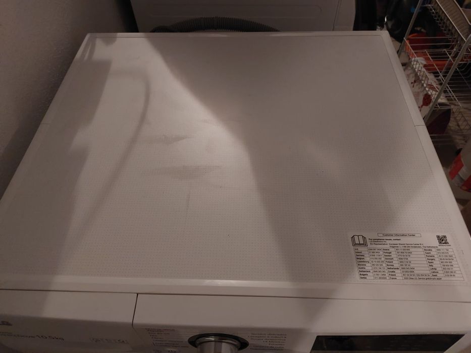 Máquina de Lavar Roupa LG 10,5 Kgs como nova