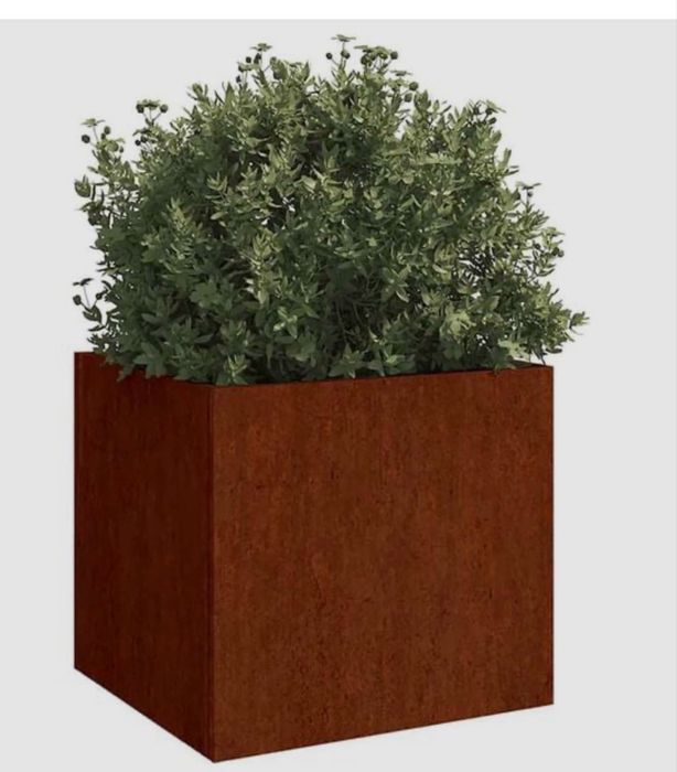 12 Floreiras em Aço Corten