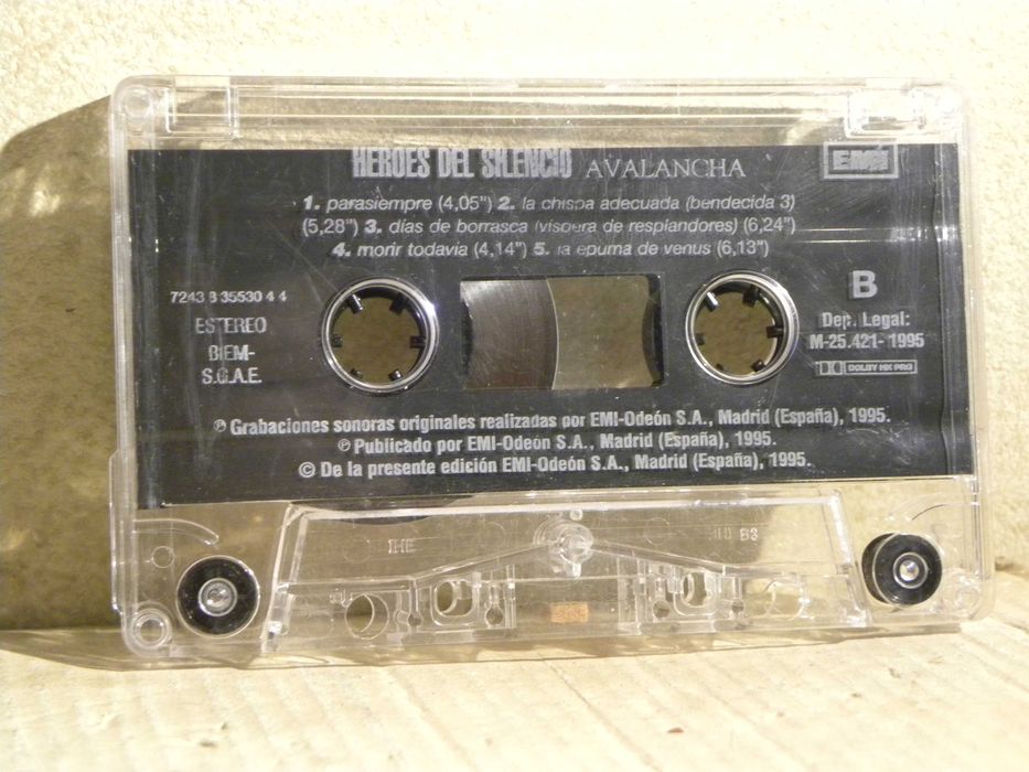 kaseta magnetofonowa Heroes Del Silencio – Avalancha