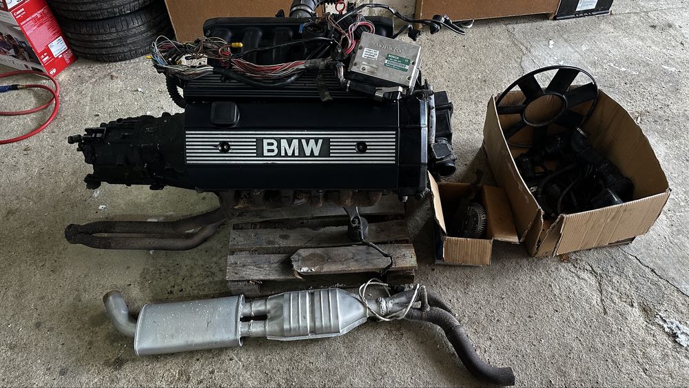 Silnik BMW swap M50B20 nv bez vanosa e30 e34