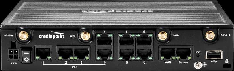 ТОП роутер Cradlepoint AER2200 wan, 2/4 sim 4G LTE, 10GbE, POE, wifi 5