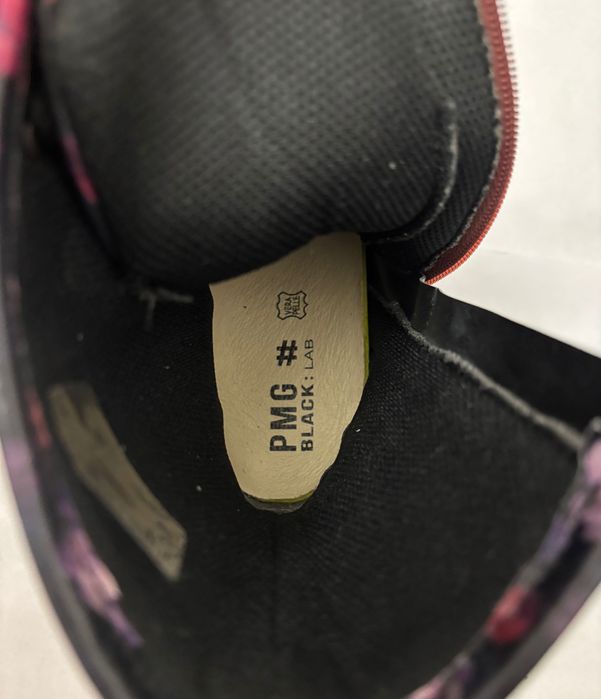 Botki sztyblety PRIMIGI czarne kwiatowy print 32, skórzana wkładka