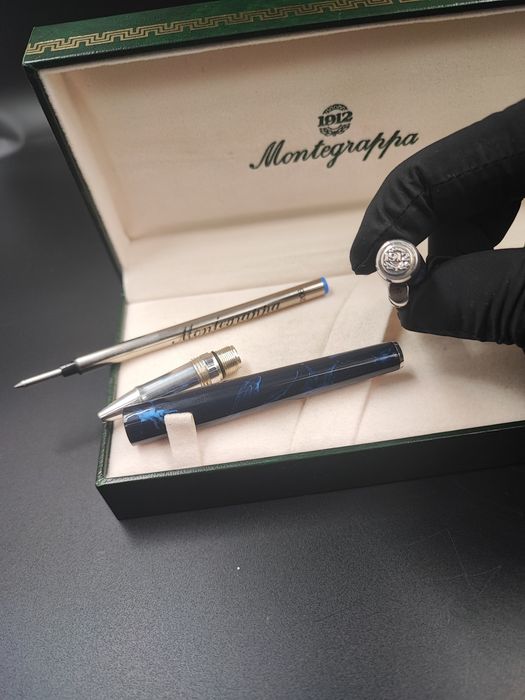Кулькова ручка Montegrappa Z300-MB синя; повний комплект/ оригінал