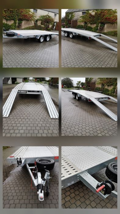 Wynajem laweta dmc 2100 przyczepka lekka dmc 750