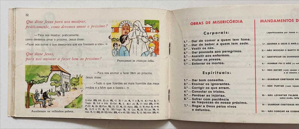 LIVRO DE RELIGIÃO, Ensino Primário 3ª e 4ª Classe.  Edição do Secretariado Nacional da Catequese, 1964 e 1965.