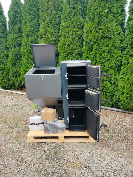Piec PEL EKO SV200 15kW Hybryda- pellet/ekogroszek