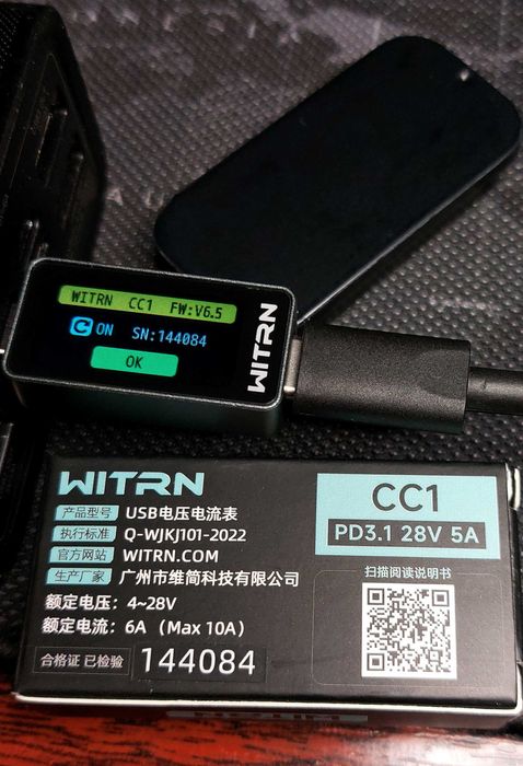 USB-тестер/показометр WITRN CC1