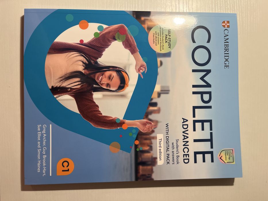 Complete advanced cambridge student’s book and workbook with answears WITHOUT Digital pack
