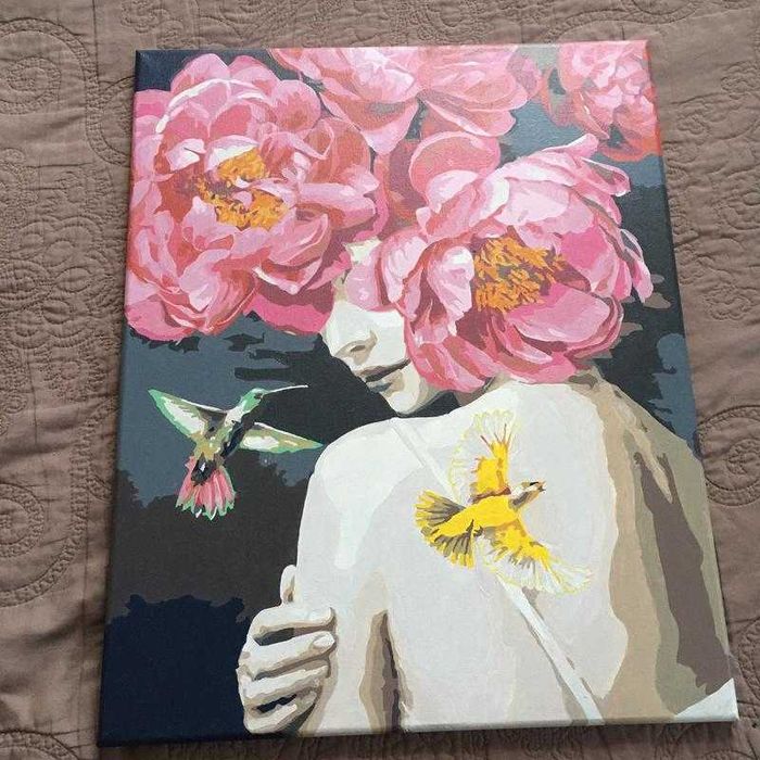 картини за номерами " півонії"