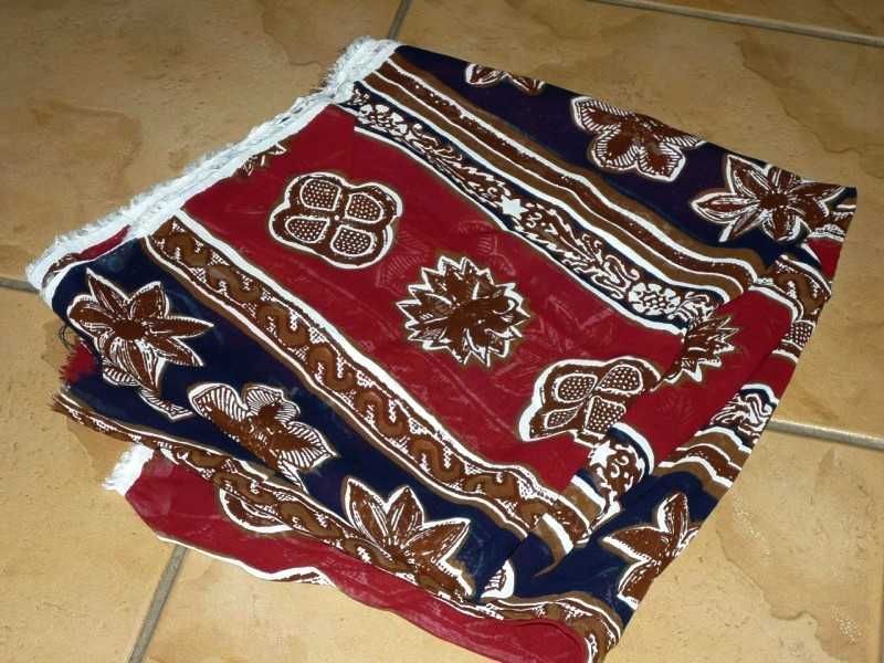 NOWY KUPON materiał żorżeta cienka PRINTY