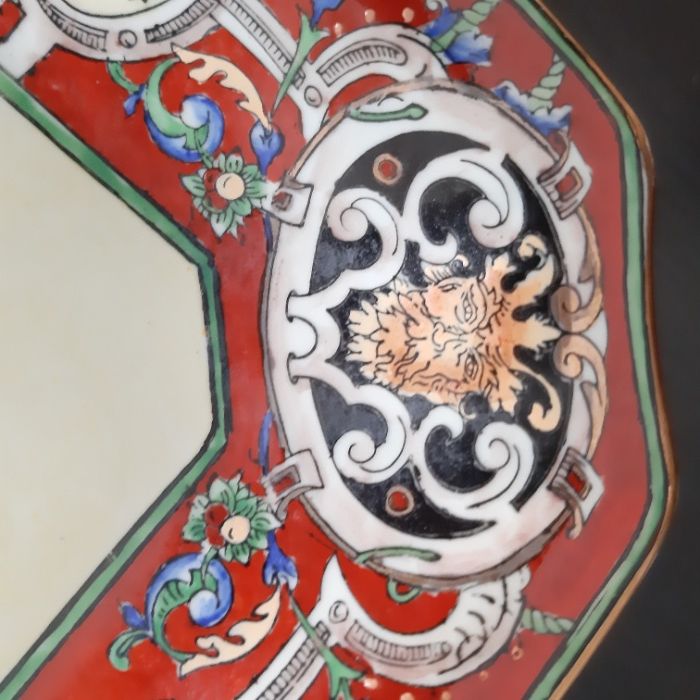 Antiguidade Museu - Prato Porcelana Chinesa - UW UNITED WILSON 1897