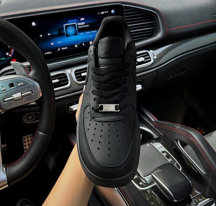 Мужские кроссовки Nike Air Force 1 Full Black. Размеры 40-45 v3