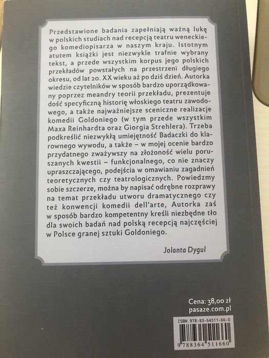 „Carlo Goldoni w polskim przekładzie. Służąc dwóm panom.”