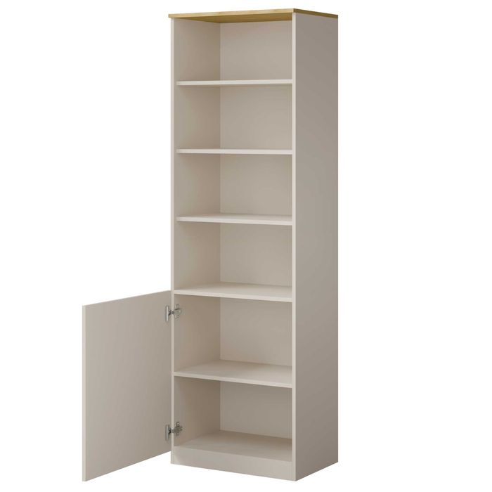 Regał z drzwiami uchylnymi Billz 1D 60 Kaszmir [Darmowa wysyłka)