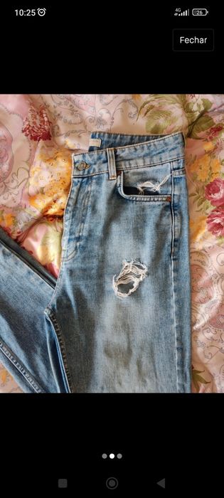 Calças ganga Pull and bear