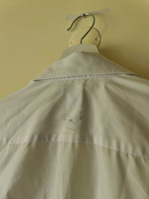 Camisa Branca Slim Fit H&M - Tamanho M 39/40 White Shirt