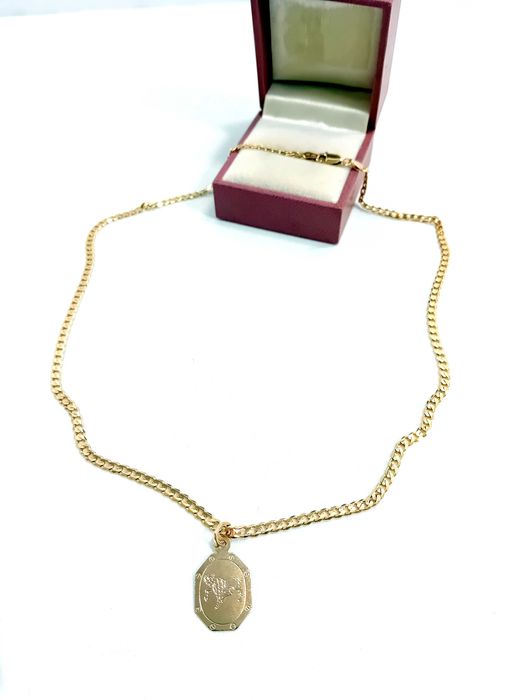 ZŁOTY ŁAŃCUSZEK BYK PR.585 DŁ.46CM Loombard Nowe Miasto Lubawskie