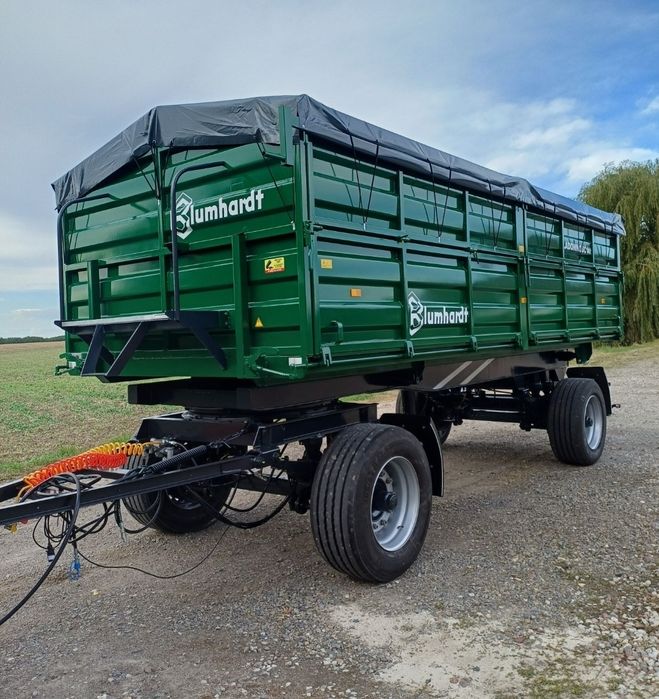 Przyczepa wywrotka na 3 strony nowa zabudowa 14 ton 18 t dmc resor hw