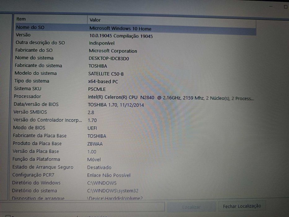 Portátil Toshiba Satélite C50-B 1TB