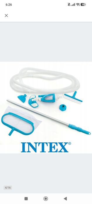 Zestaw odkurzacz do basenu INTEX
