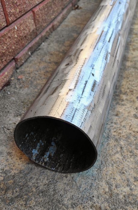 Труба алюминиевая дюралевая диаметр 110 длина 2м + 50 длина 2,16м