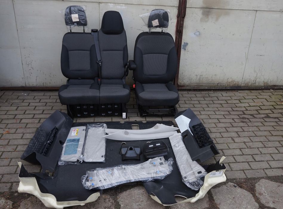 fotele kanapa boczki wykładzina primastar trafic iiii iv vivaro